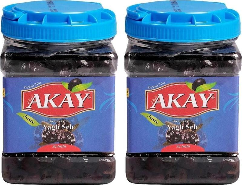 Zeytin Jumbo Yağlı Sele 1 Kg (cal :230-260) x 2 Adet