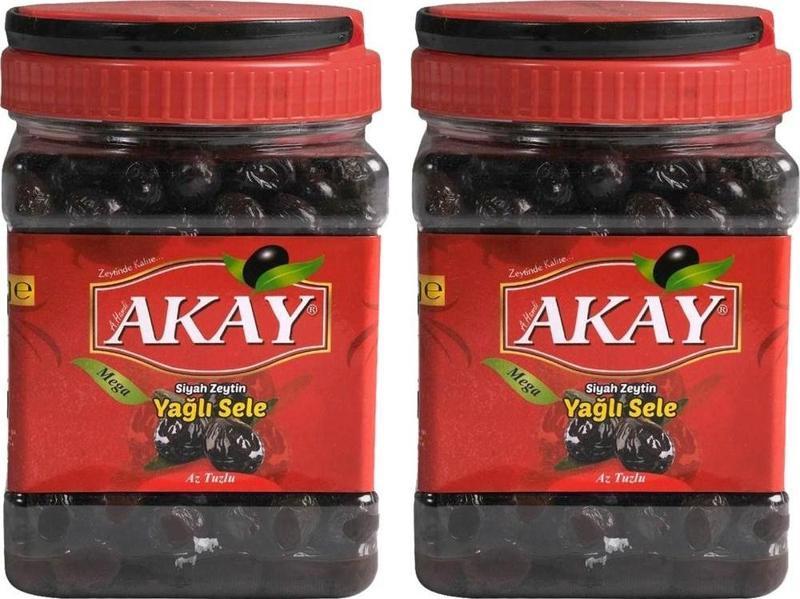 Zeytin Mega Yağlı Sele 1 Kg (cal :260-290) x 2 Adet