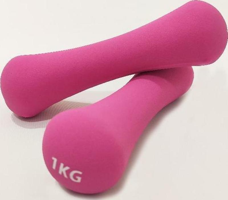 Neopren Dambıl 2x1kg Pembe