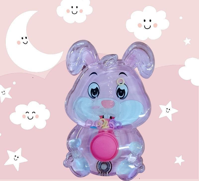 VIP PİNK RABBIT WATER RİNG GAME VIP PEMBE TAVŞAN SULU HALKA OYUNU EĞİTİCİ OYUNCAK TAVŞAN OYUNU