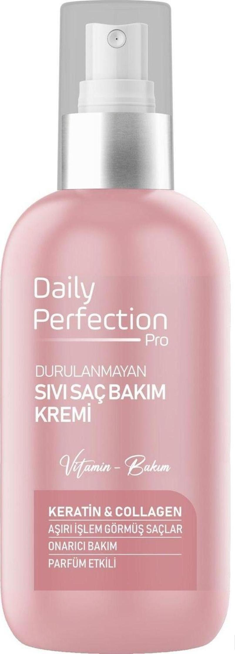 Onarıcı Bakım Keratin&Collagen İçerikli Sıvı Saç Bakım Kremi 200 Ml