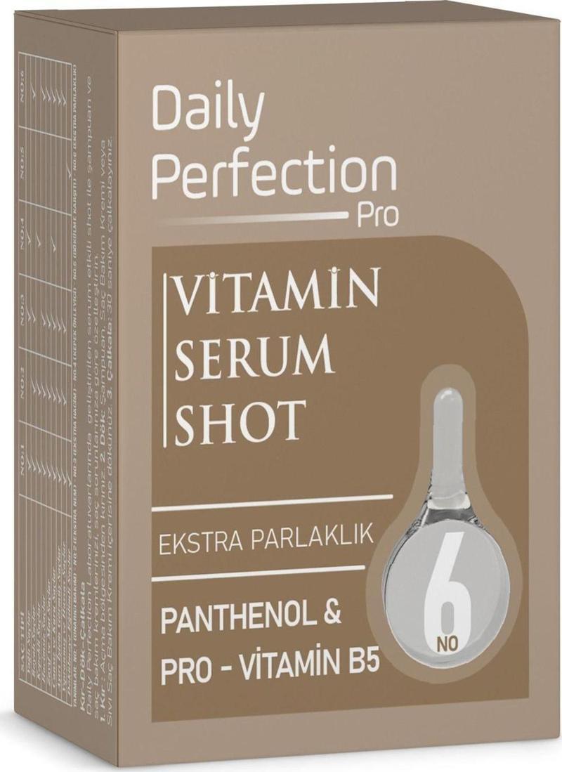 Vitamin Serum Shot No:6 Ekstra Parlaklık 2X6 Ml