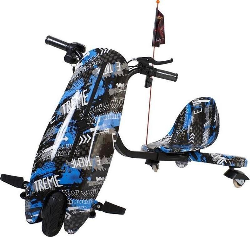 Drift Car Elektrikli Kaykay Drift Scooter Bluetooth Grafity Desenli Kasa
