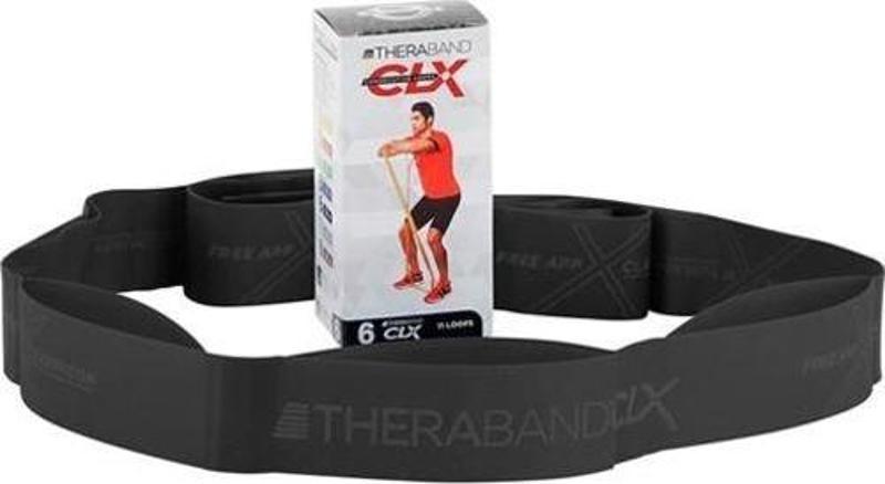 TheraBand® Clx 11 Loops individual-Siyah / Özel Ağır