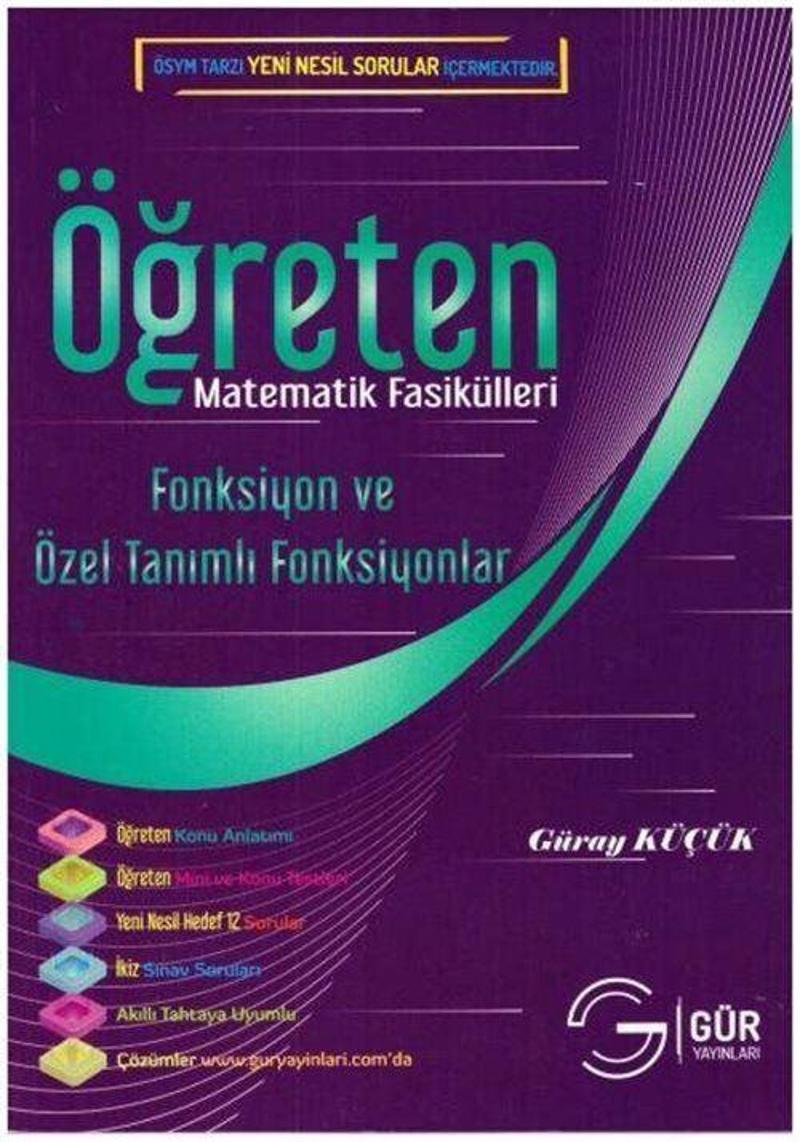 Öğreten Matematik Fasikülleri - Fonksiyon ve Özel Tanımlı Fonksiyonlar / Konu Anlatımlı