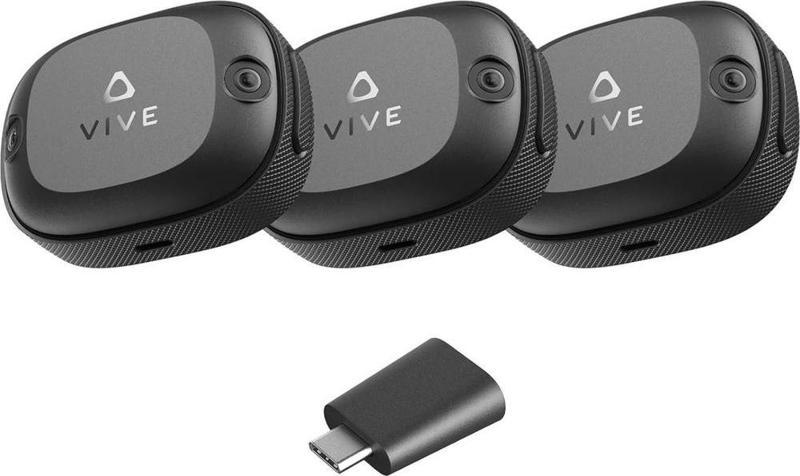 Vive Ultimate Tracker 3 Paket + Dongle - VR için Tam Vücut Takibi