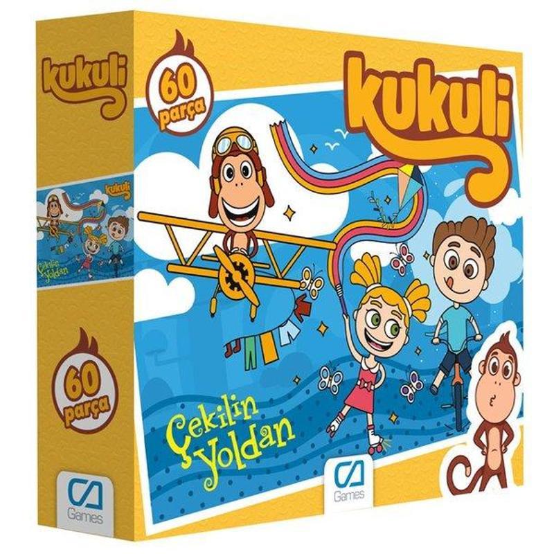 Ca Games Ca Games Kukili 60 Parça Çocuk Puzzle