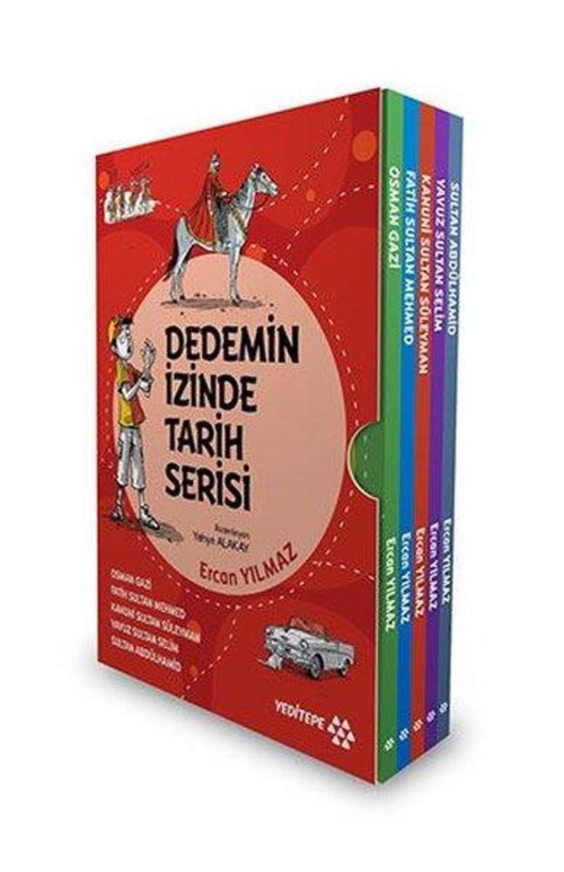Yeditepe Yayınevi Dedemin İzinde Tarih Serisi Seti - 5 Kitap Takım Kutulu - Ercan Yılmaz