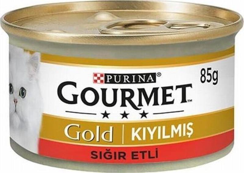 Kıyılmış Sığır Etli Yetişkin Kedi Konservesi 12 Adet 85 Gr