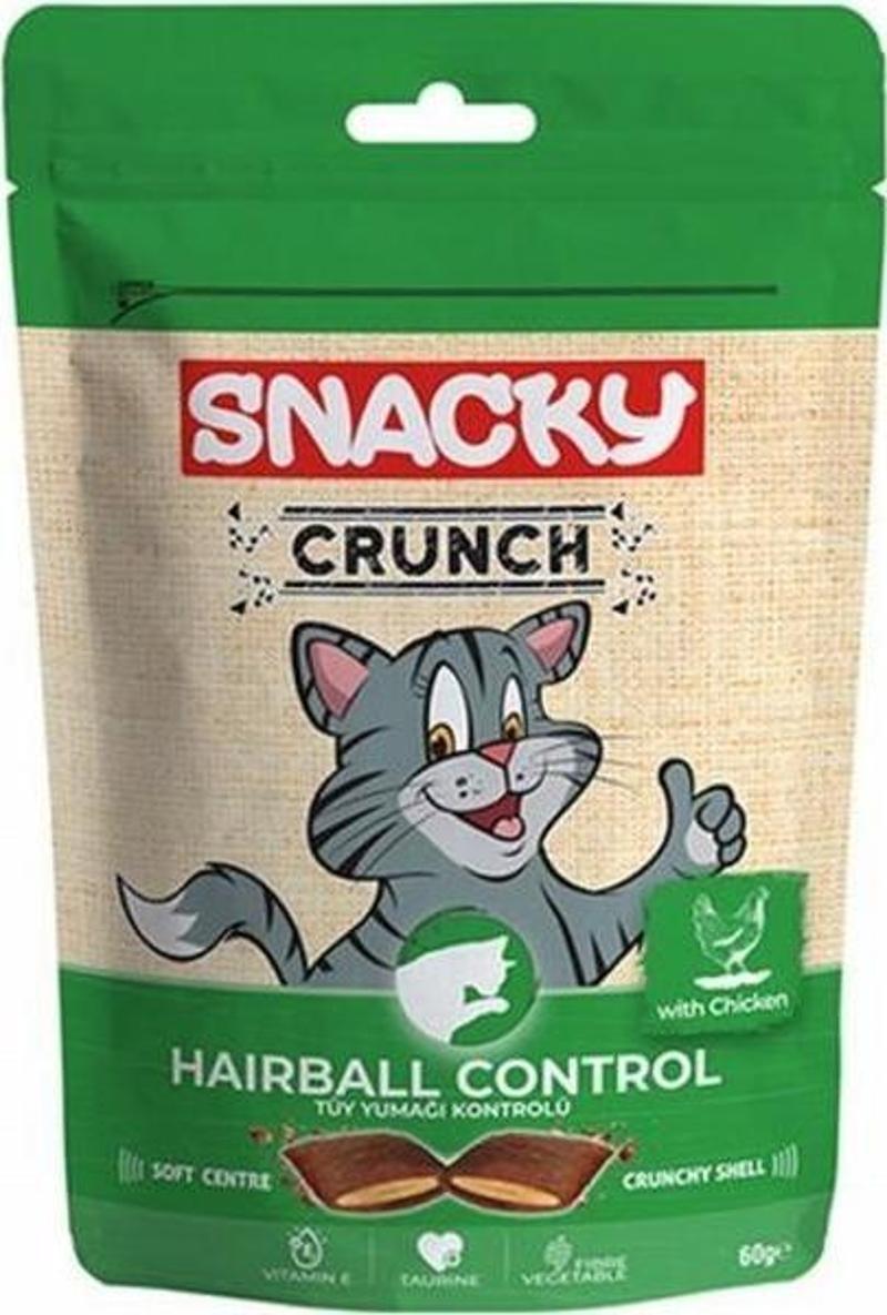 Crunchy Hairball Control Tavuklu Kedi Ödülü 10x60 Gr