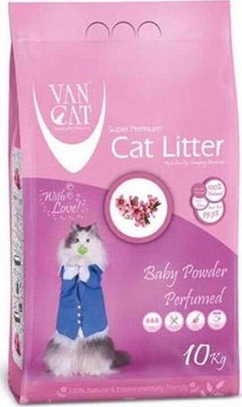 Baby Powder Parfümlü İnce Taneli Kedi Kumu 2x10 Kg