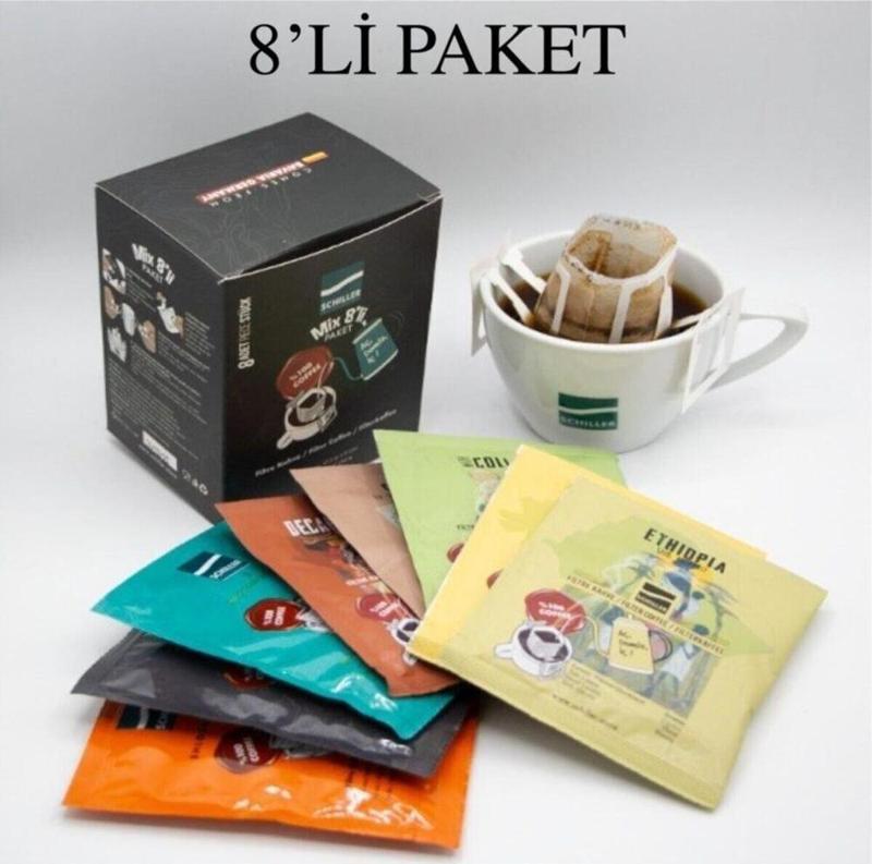 Aç Demle Iç Filtre Kahve Mix 8 Li Paket