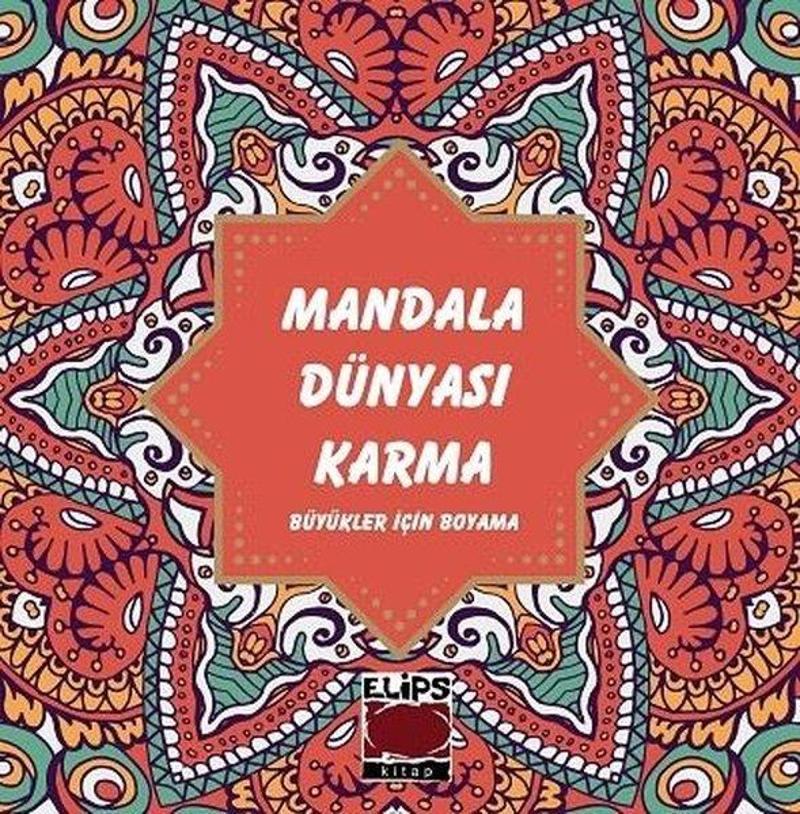 Mandala Dünyası Karma - Büyükler İçin Boyama