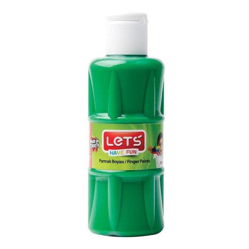 Lets Lets Parmak Boya 100 ml Yeşil L-5657