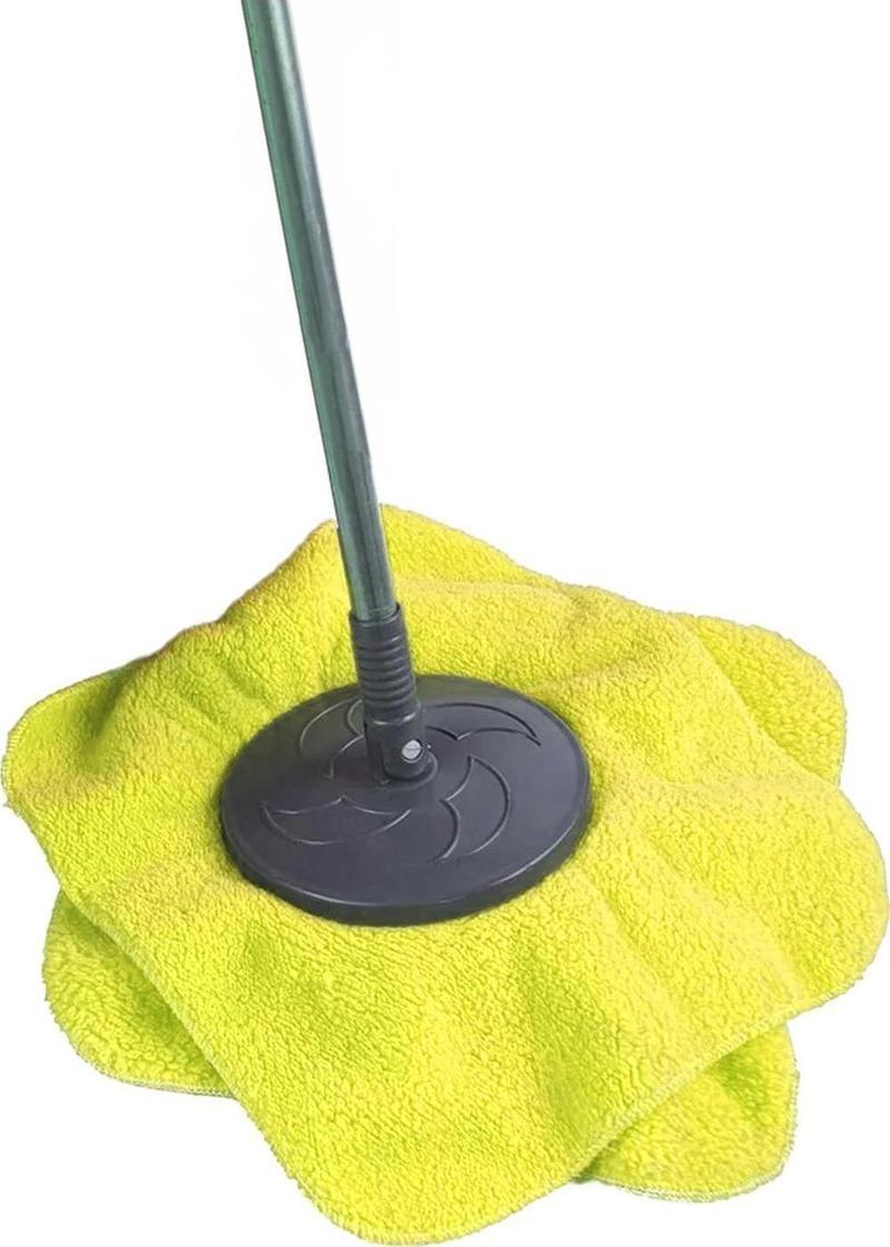 Turn | Welsoft Dönerli Mop Yedek Başlıklı Papas Mop Sarı 35x35