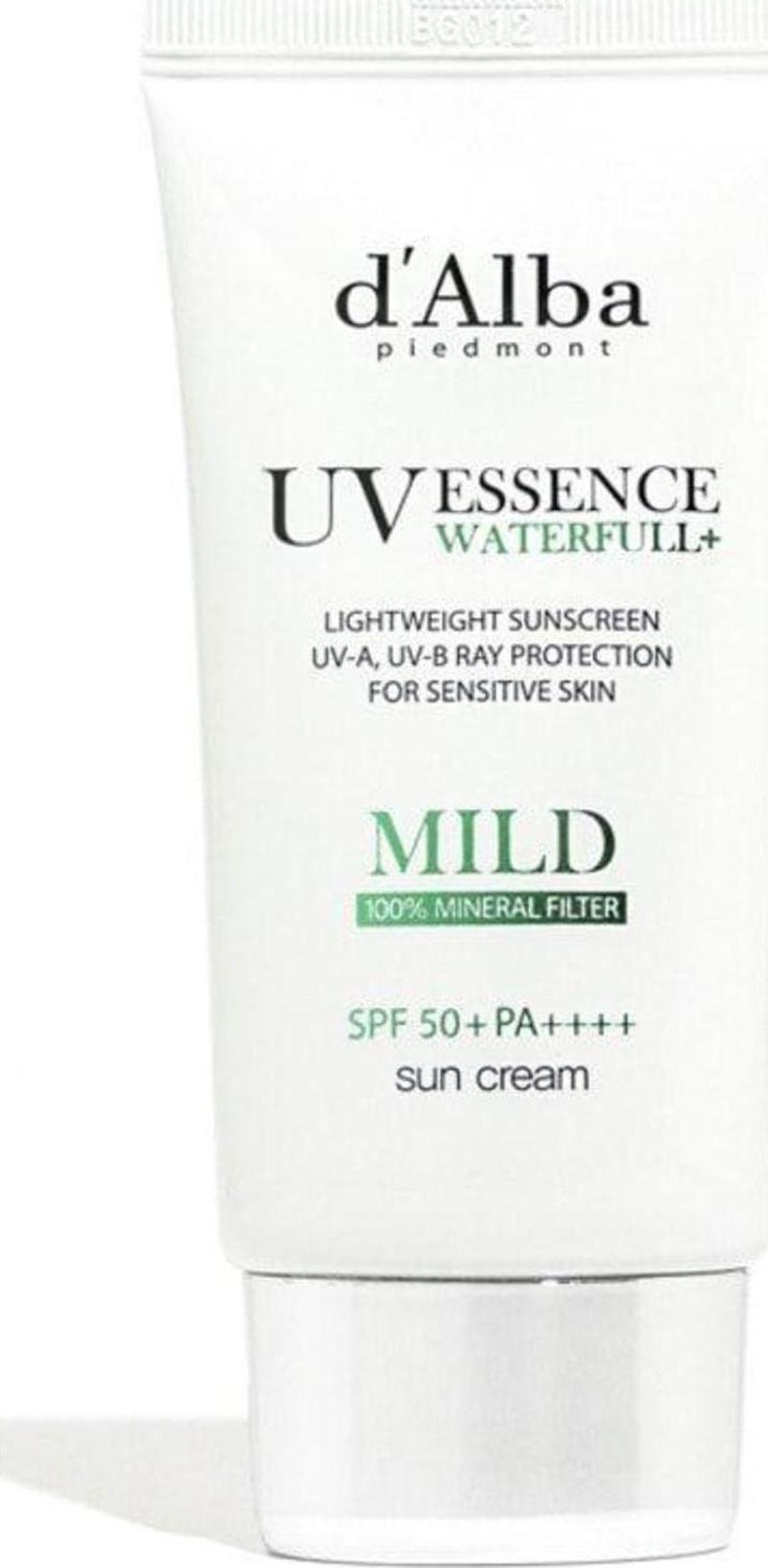 Dalba Waterfull Essence Mild Sun Cream SPF50+ 50ml - Güneş Koruyucu Krem