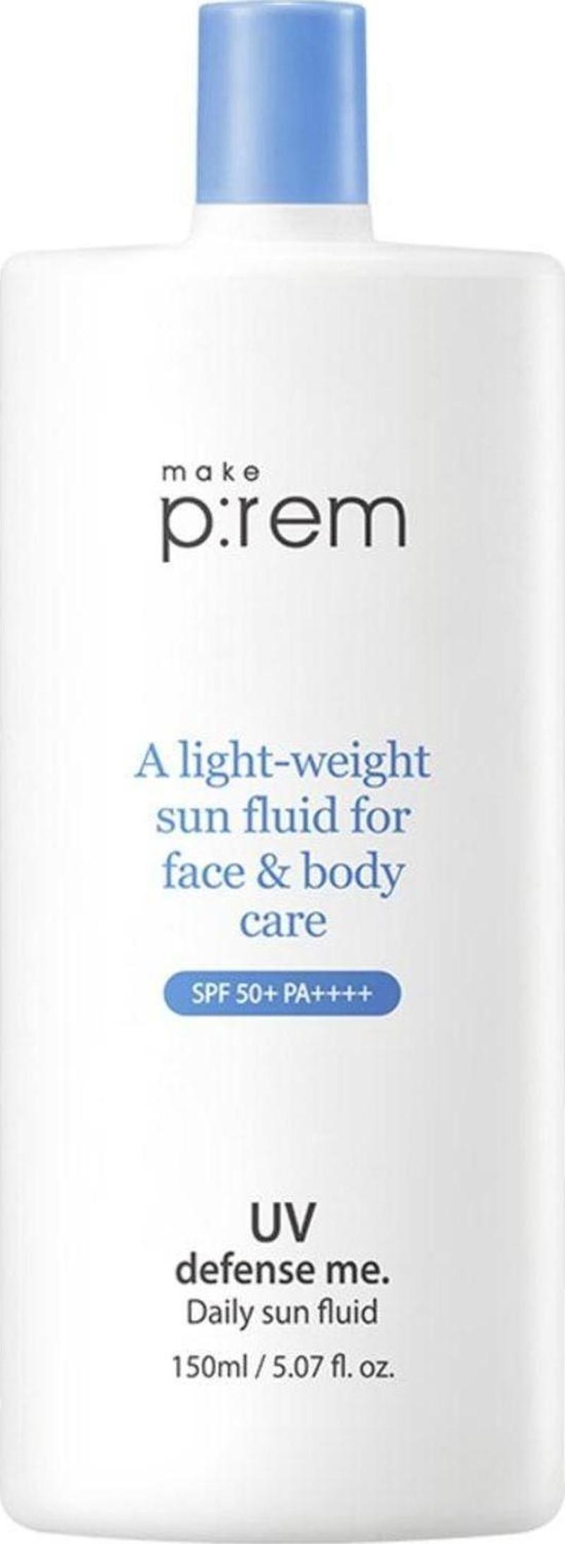 Make Prem Uv Defence Me. Daily Sun Fluid 150ml – Güneş Kremi