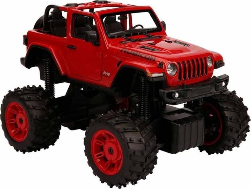 Rastar 1:14 Jeep Wrangler Rubicon Uzaktan Kumandalı Araba 28 cm 16119 Kırmızı