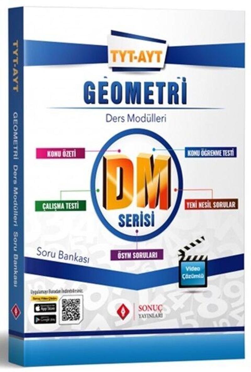Sonuç Yayınları Tyt Ayt Geometri Dm Serisi Soru Bankası