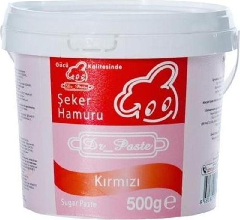 Şeker Hamuru  500 gr - Kırmızı