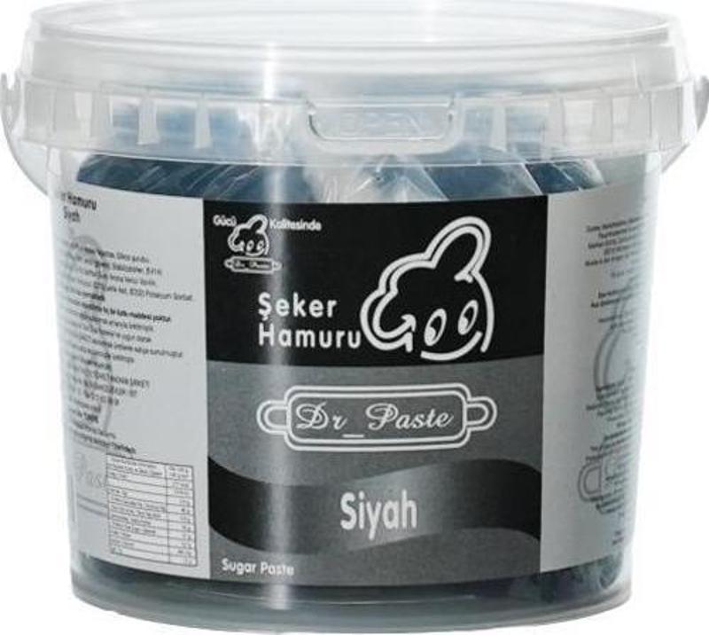 Şeker Hamuru  500 gr - Siyah