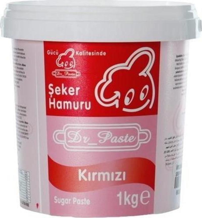 Şeker Hamuru 1 Kg - Kırmızı