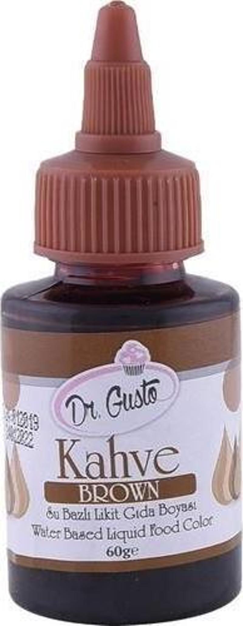 Dr. Gusto Kahverengi Likit Gıda Boyası 60 gr.