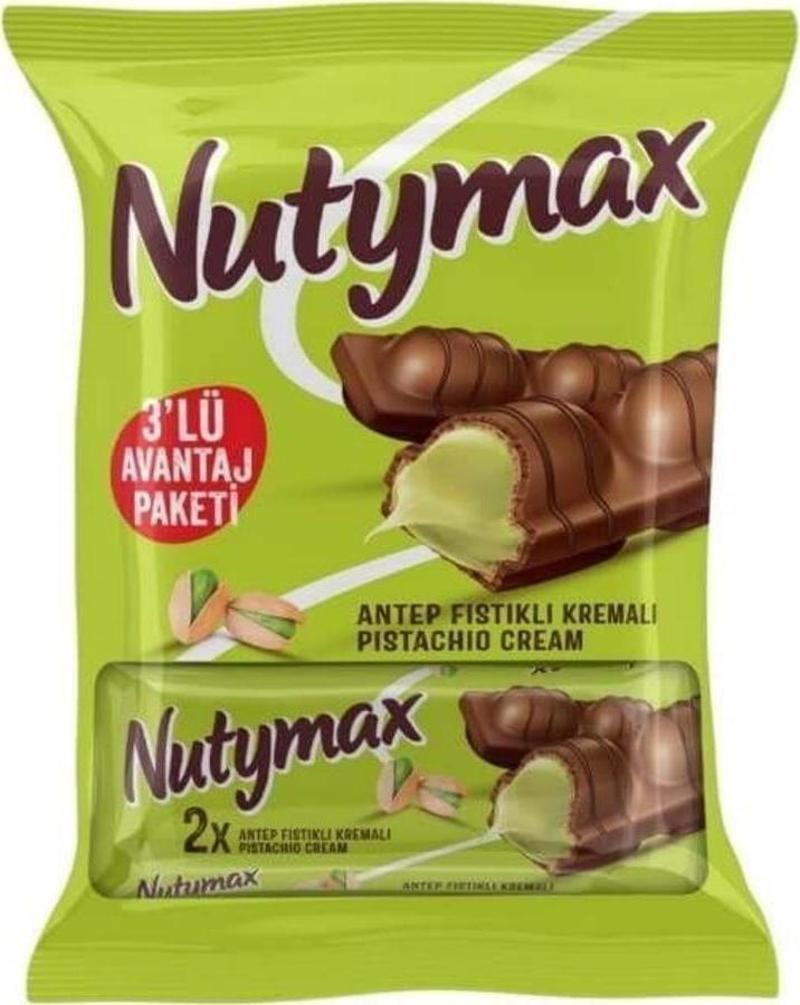 Nutymax Antep Fıstıklı 3'lü 132 Gr. (2'li)