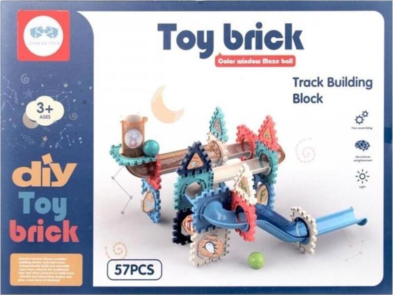 3253 Toy Brick 3D Yapı ve Tasarım Blokları 57 Parça -Sunman