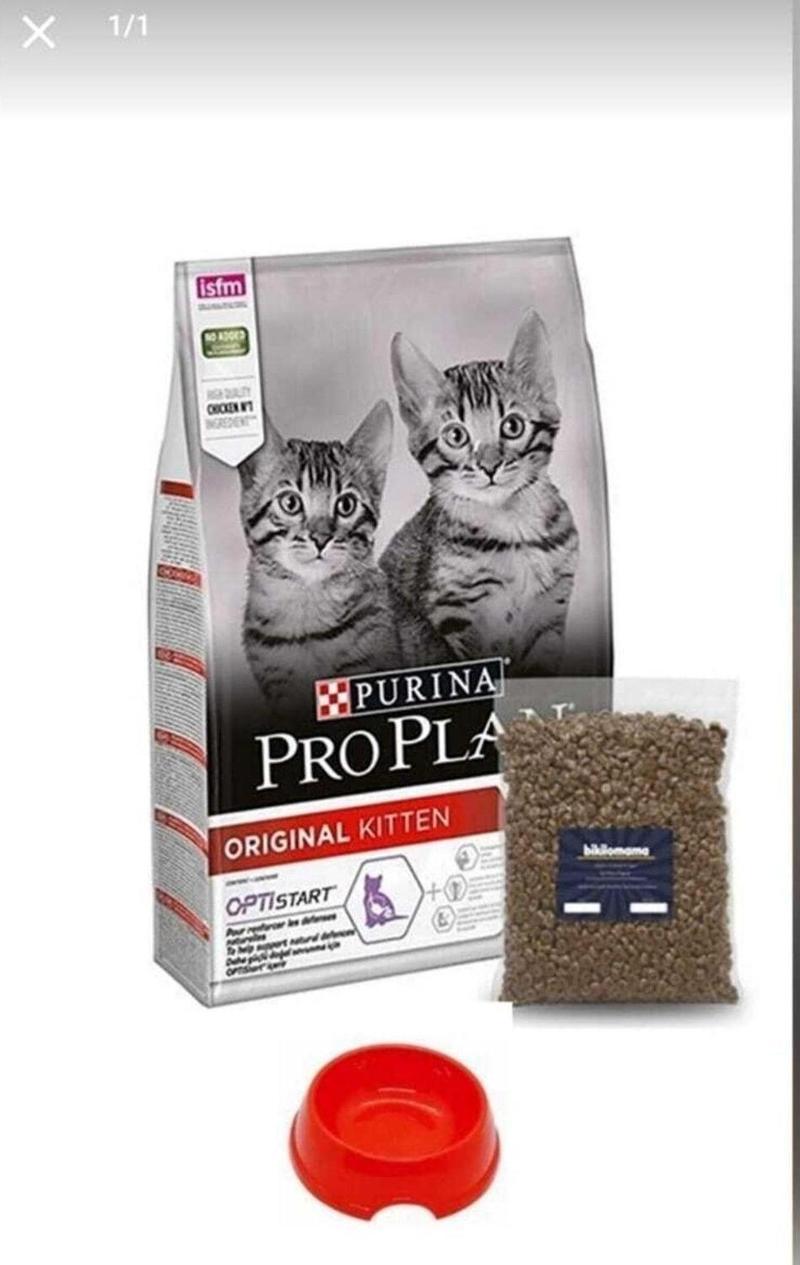 Proplan Kitten Tavuklu Yavru Kedi Maması- 1 Kg - Mama Kabı