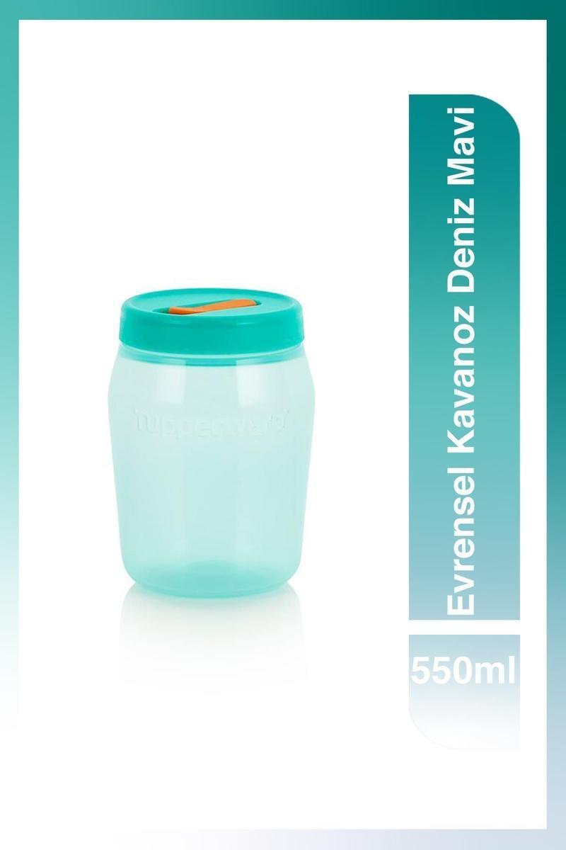 Evrensel Kavanoz 550ml D.mavi