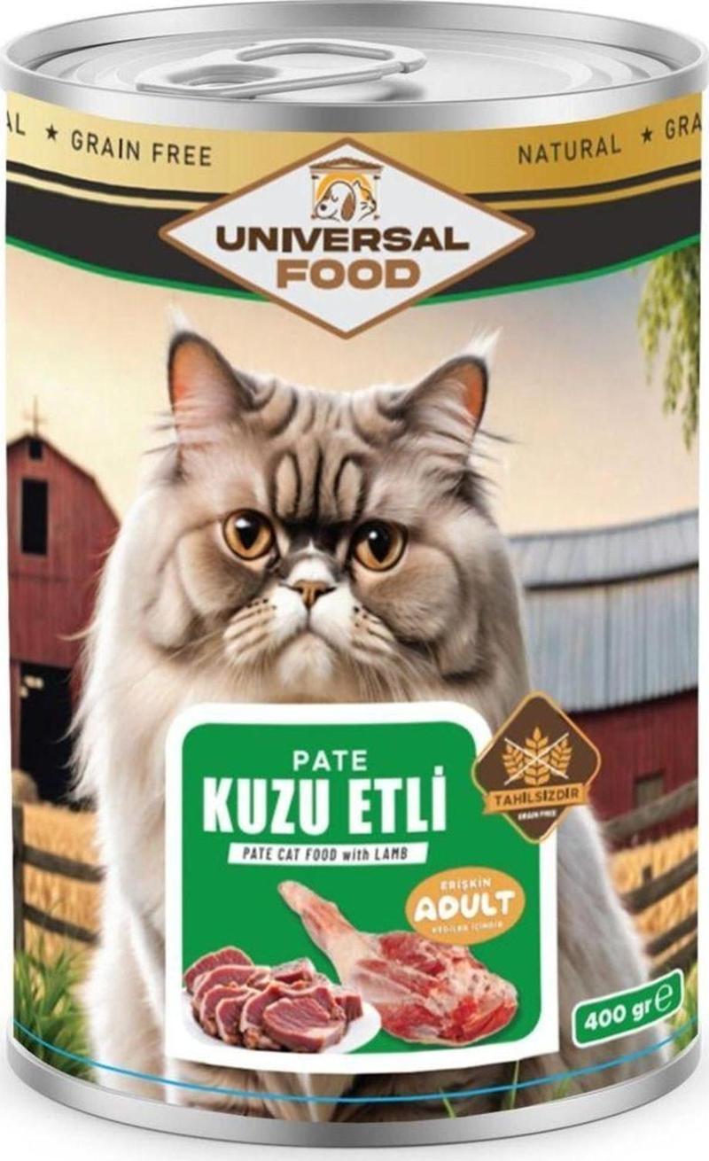 Universal Kedi Konservesi - Exquisite Pate Kuzu Etli Kedi Konserve 400g*20 Adet Fiyatı