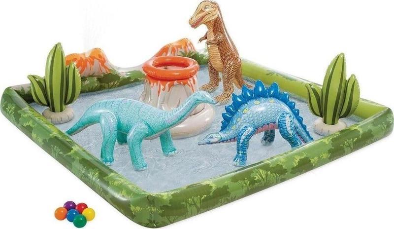 Intex Jurassic Park Sulu Oyun Havuzu 201X201 cm 56132