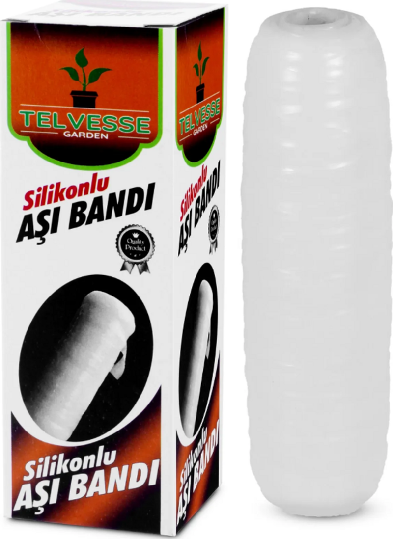 40 metre Şeffaf Silikon Ağaç Aşı Bandı (250 gr)