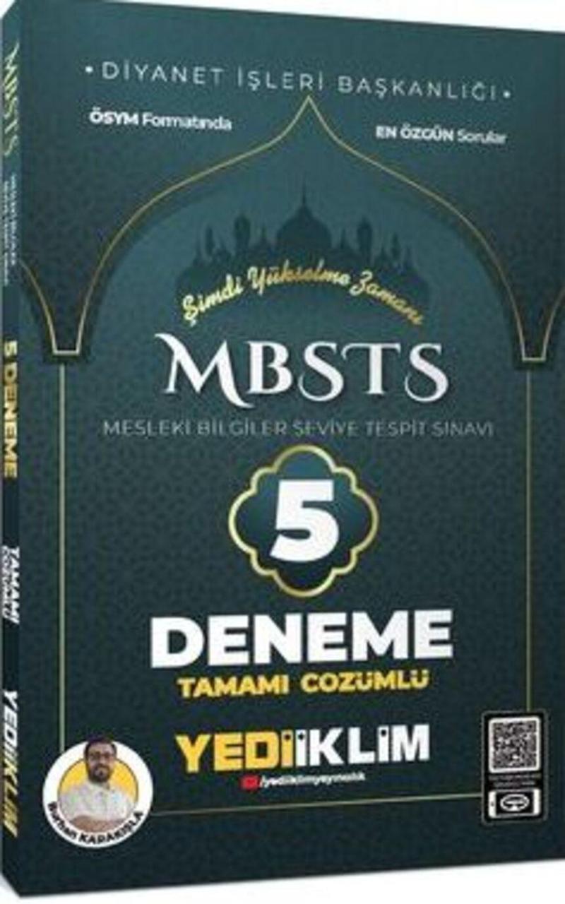 2025 MBSTS Mesleki Bilgiler Seviye Tespit Sınavı Tamamı Çözümlü 5 Deneme