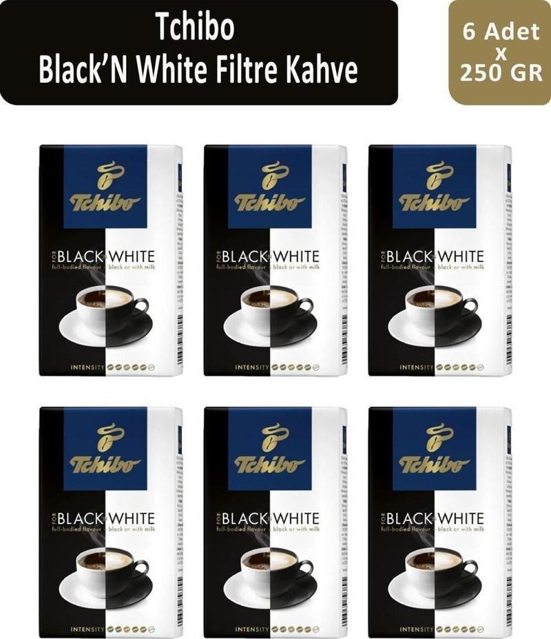 Black'N White Filtre Kahve 250 gr x 6 Adet