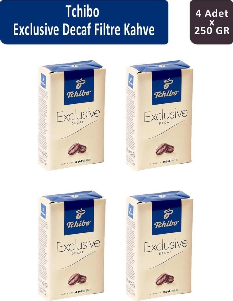 Exclusive Decaf Filtre Kahve 250 gr x 4 Adet