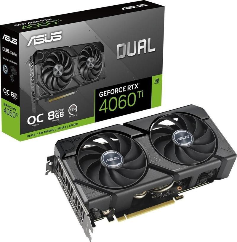 GeForce RTX 4060 Ti DUAL EVO OC 8GB GDDR6 128Bit HDMI/DP Ekran Kartı