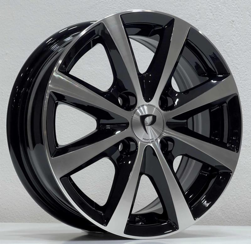 BK-5828 5x13 4x100 ET30 73.1 Black Machined JANT (TAKIM SATILIR) (4 ADET FİYATIDIR)