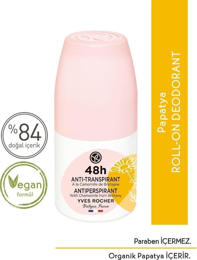 Roll-On Antiperspirant Deodorant - Papatya-50 ml 57834