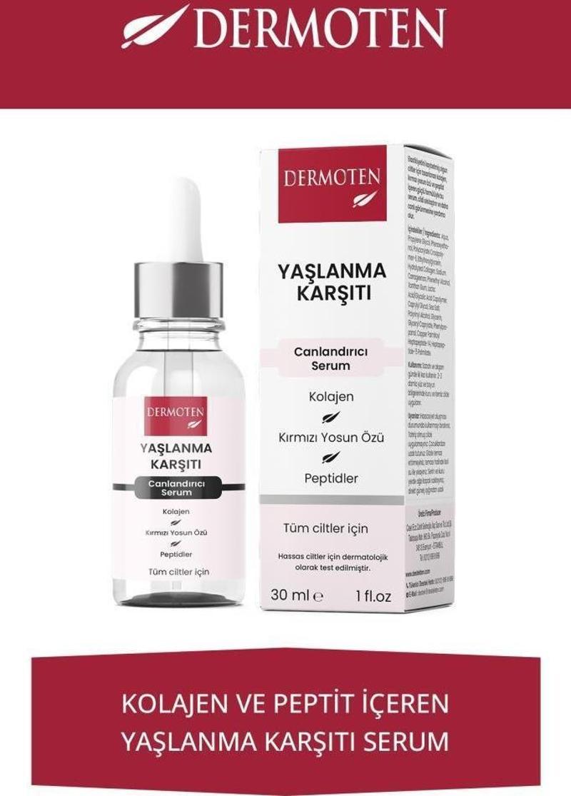 Yaşlanma Karşıtı, Kolajen Cilt Bakım Serumu 30 ml