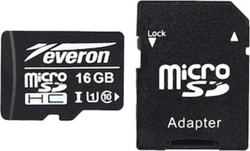 16 Gb Microsd-Hc U1 Class 10 Hafıza Kartı+Sd Adaptör