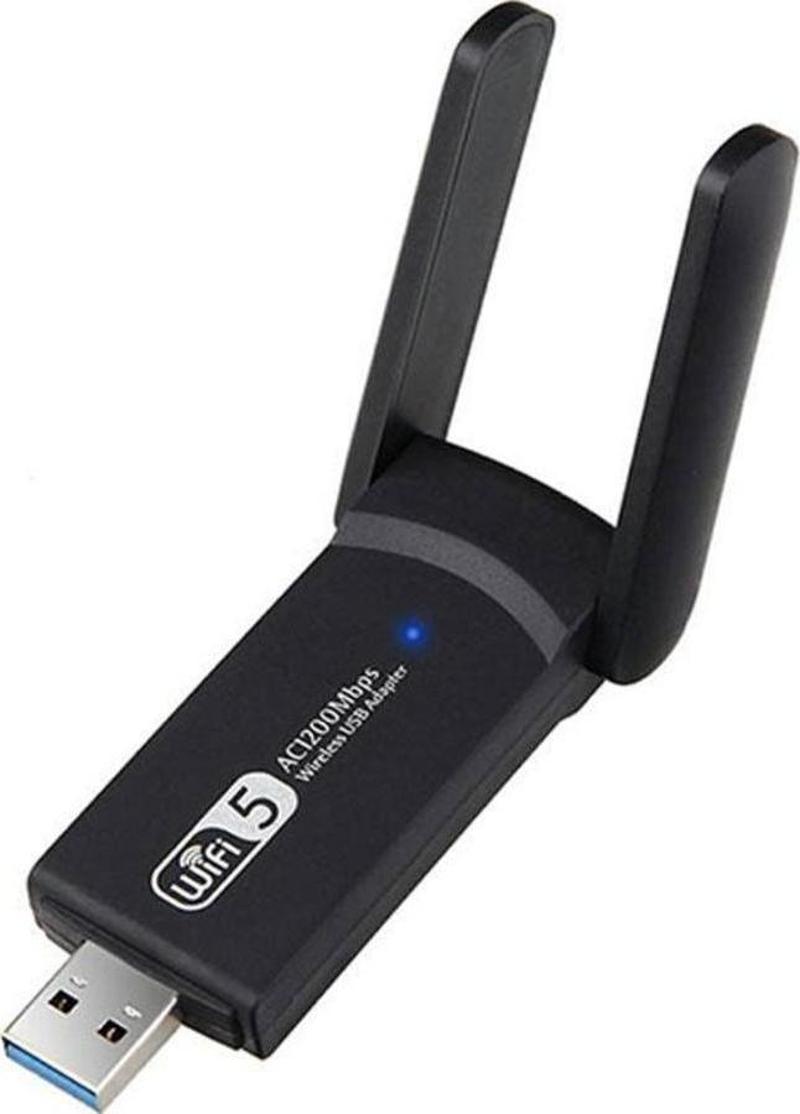 Kablosuz Wifi Alıcı AC1300 Mbps Dual Band USB 3.0 Adaptör