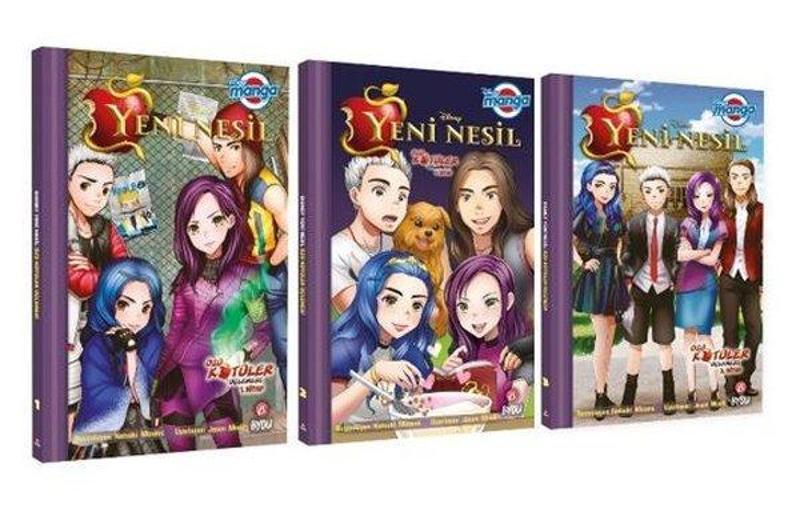 Disney Manga Yeni Nesil Özlü Kötüler Üçlemesi Seti - 3 Kitap Takım