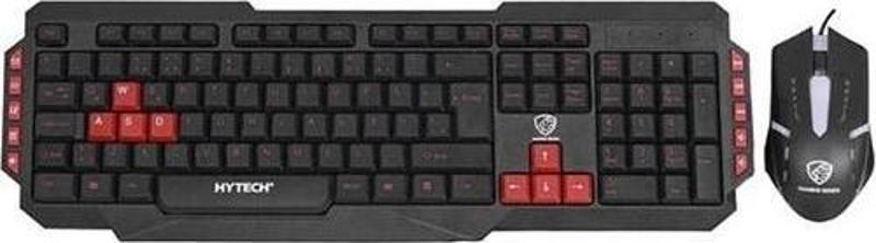 Hyk-46 Gamy Combo Siyah Usb Kırmızı Tuşlu Q Gaming Oyuncu Kablolu Klavye + Mouse Set