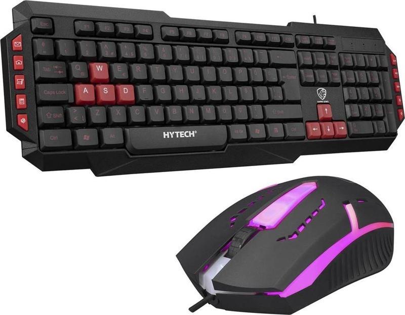 HYK-46 GAMY COMBO Siyah USB Kırmızı Tuşlu Q Gaming Oyuncu Klavye + Mouse Set