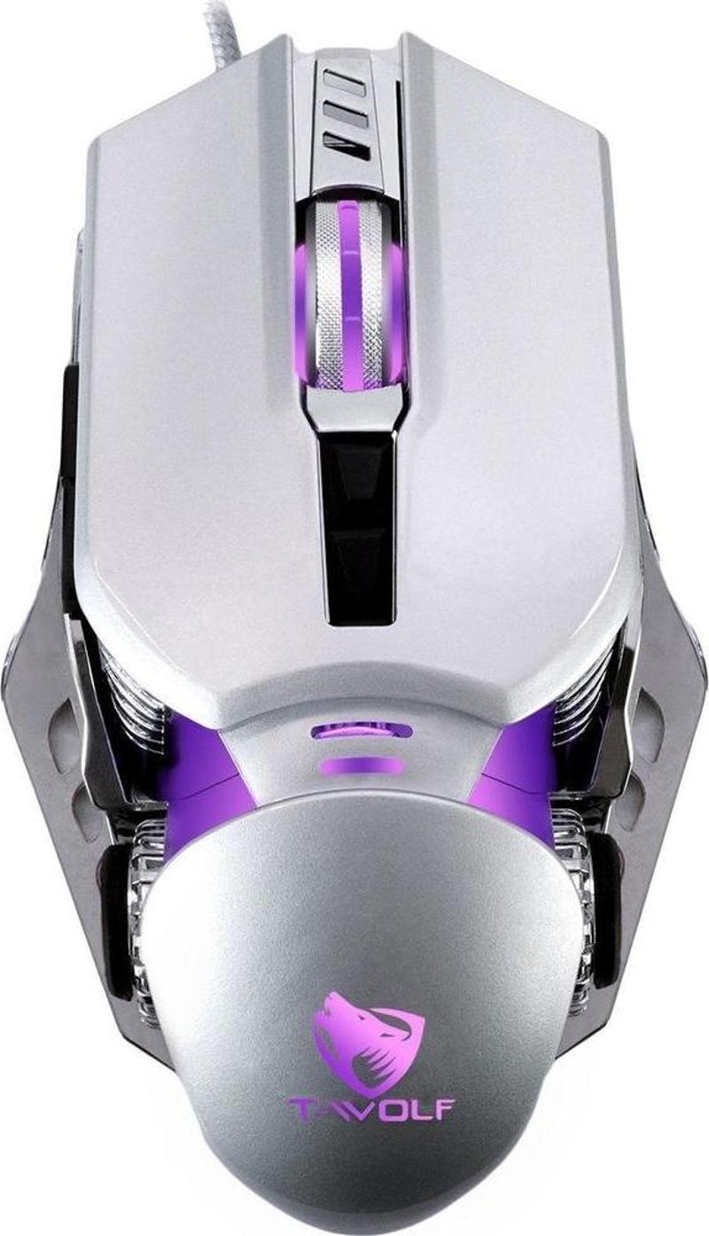 Strike 0574 RGB Kablolu Gaming Mouse Gri