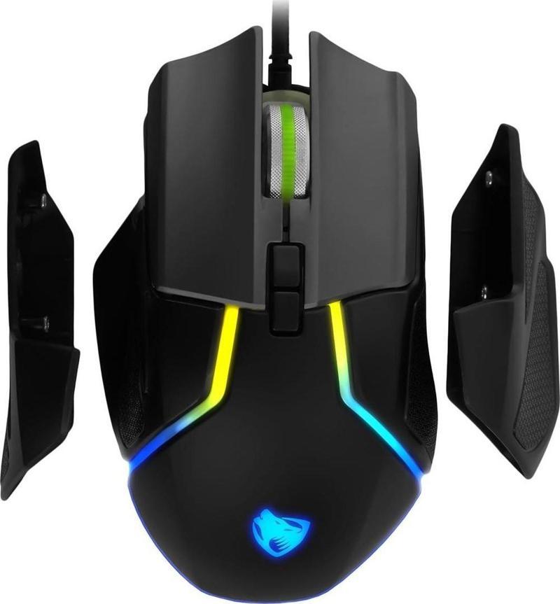 Strike 0575 RGB Kablolu Gaming Mouse Gri