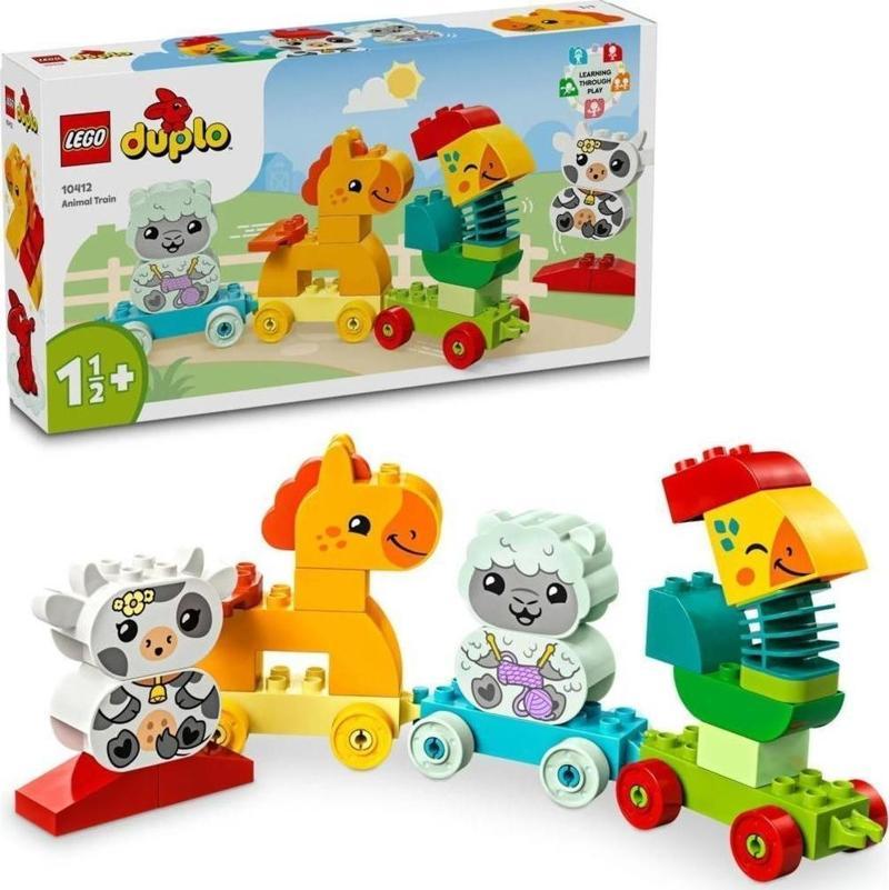 Duplo İlk Hayvan Trenim 10412 Lisanslı Ürün