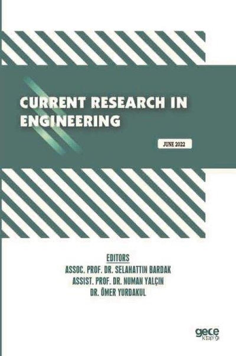Gece Kitaplığı Current Research in Engineering-June 2022 - Kolektif